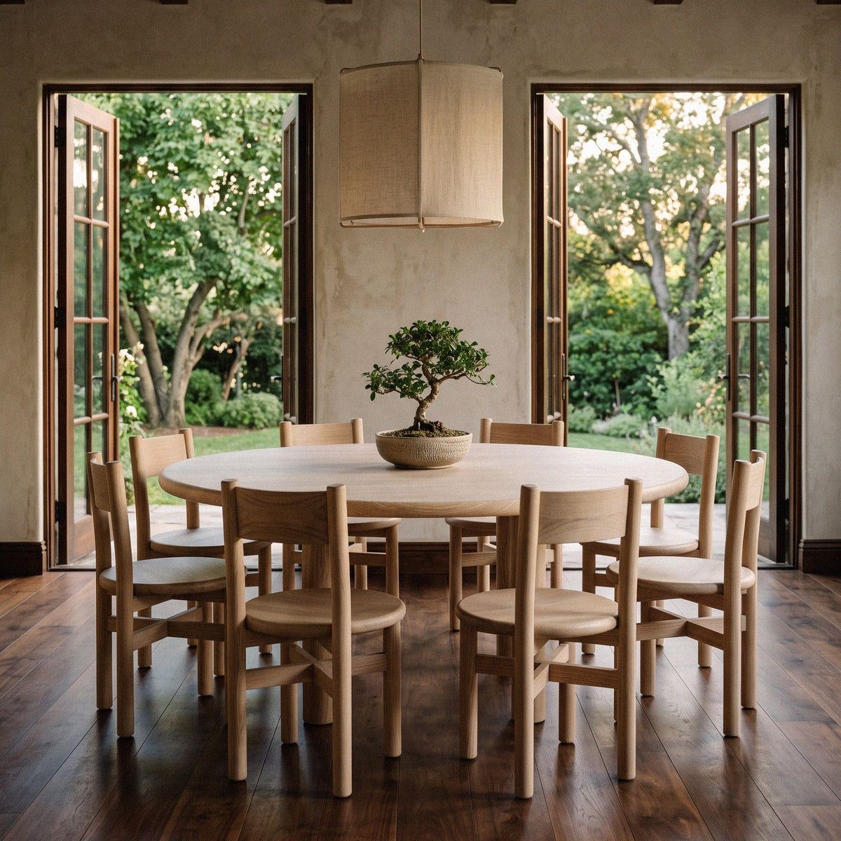 Round Topa Topa Dining Table - Natural