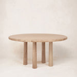 Round Topa Topa Dining Table - Natural-Kitchen & Dining Room Tables-72"-House of Leon