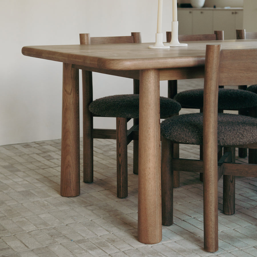 Topa Topa Dining Table - Mocha