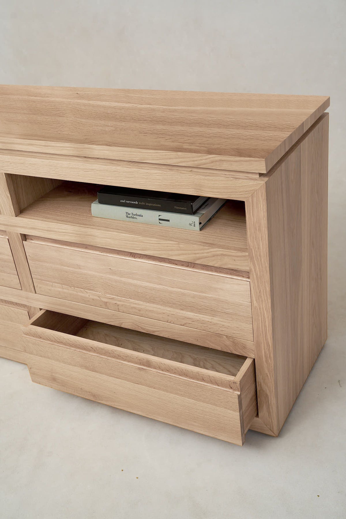 Sofita Wood Dresser - White Oak-Dresser-House of Leon