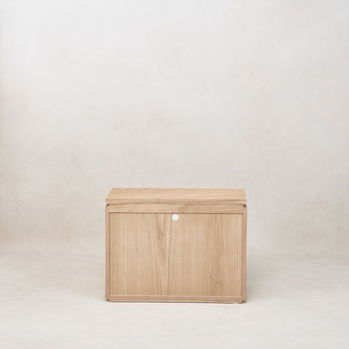 Sofita Wood Nightstand - White Oak-End Tables-House of Leon