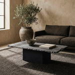 Black Limestone Coffee Table-Coffee Tables-House of Leon