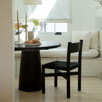 Nonna Dining Chair - Black-Kitchen & Dining Room Chairs-House of Leon