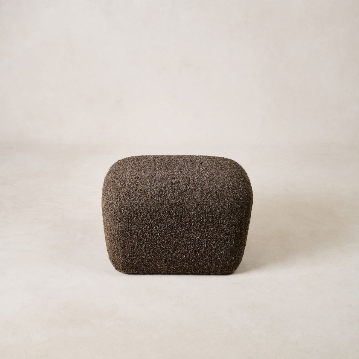 Papa Teddy Ottoman - Mocha Boucle-Ottomans-House of Leon