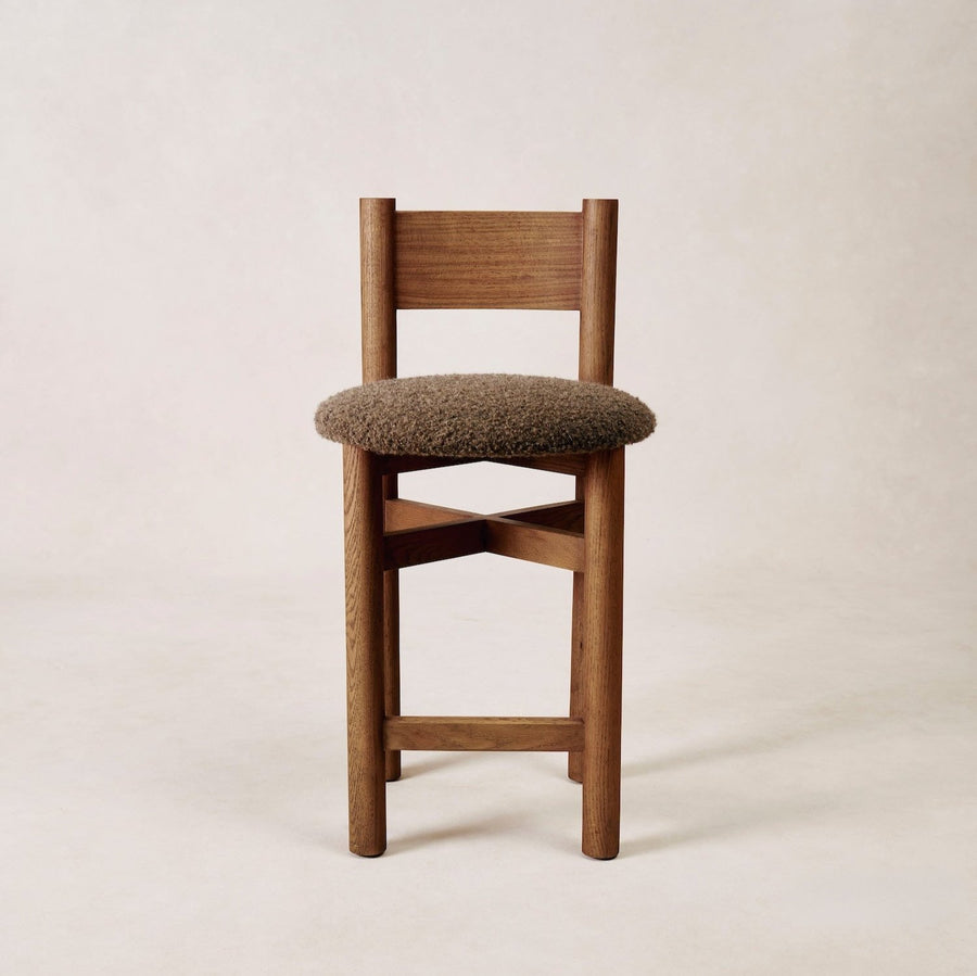 Teddy Counter Stool - Mocha-Counter Stools-House of Leon