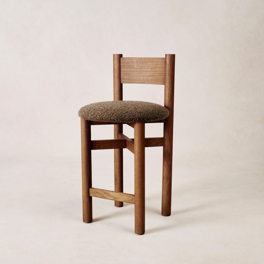 Teddy Counter Stool - Mocha-Counter Stools-House of Leon