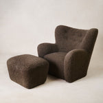 Papa Teddy Chair - Mocha Boucle-Arm Chairs, Recliners & Sleeper Chairs-House of Leon