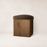 Saddle Oak Ottoman - Mocha-Ottomans-House of Leon