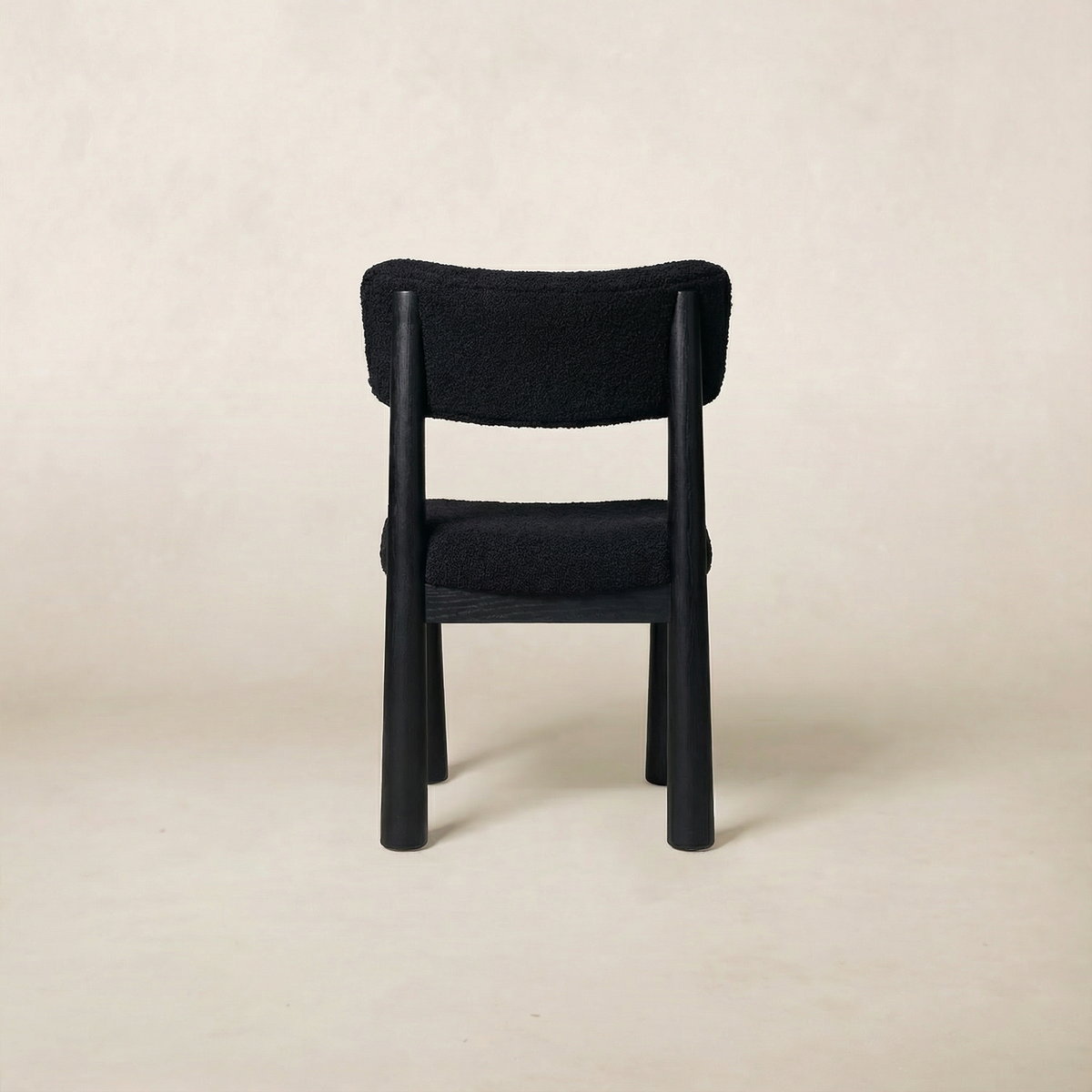 Charlie Dining Chair - Black-Kitchen & Dining Room Chairs-House of Leon