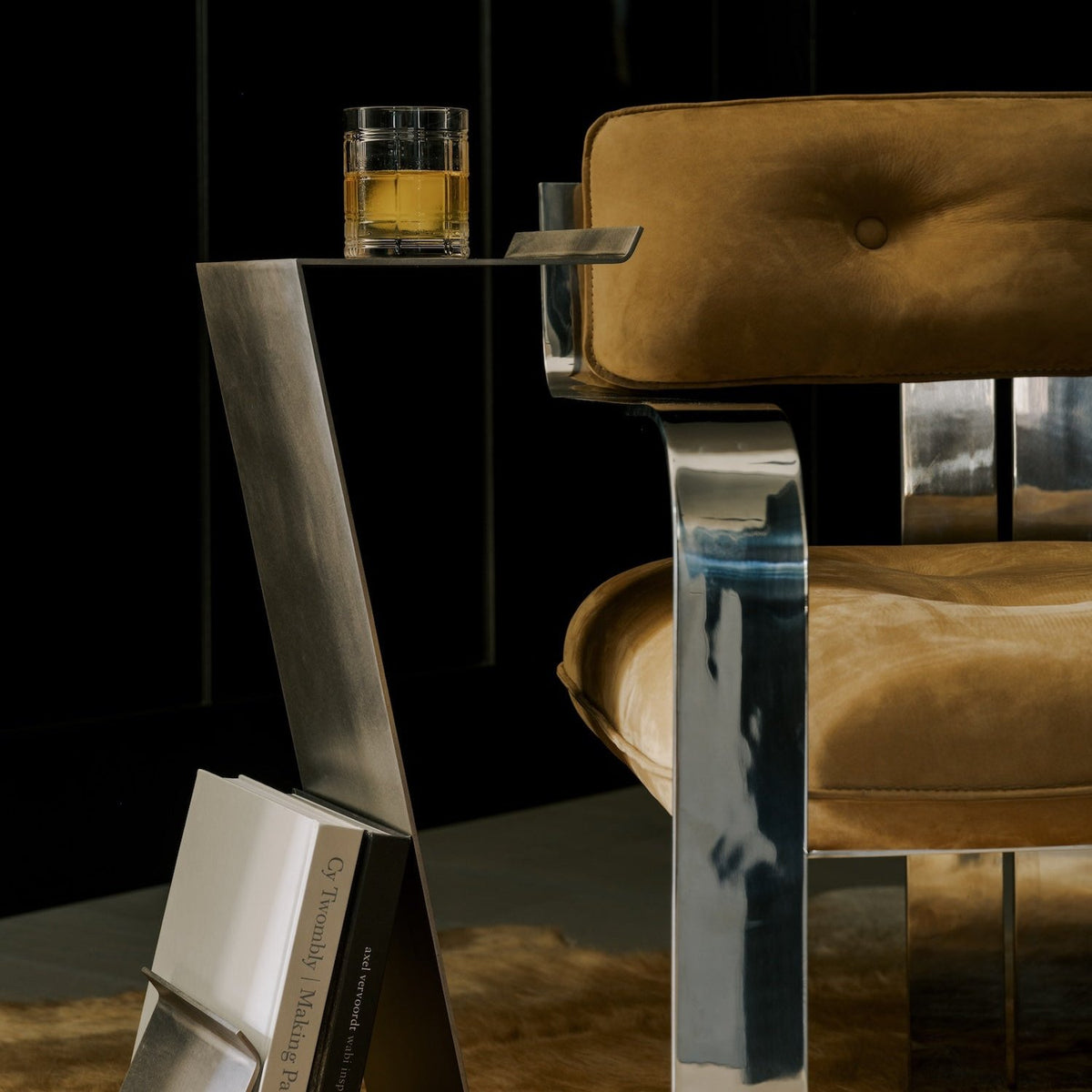 Zig Zag Cocktail Table-Side Table-House of Leon