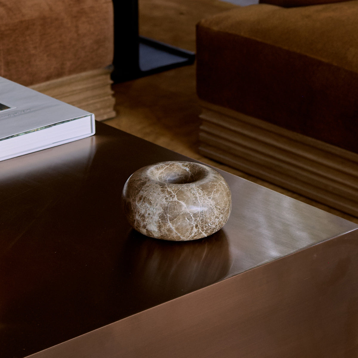 Emperador Donut Bowl-Vases-House of Leon