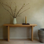Kyoto Entry Console - White Oak-Accent Tables-House of Leon