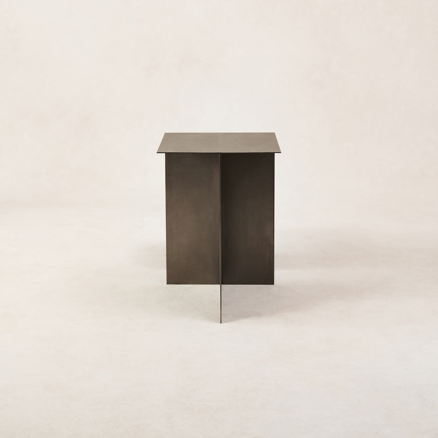 Valley Side Table - Stainless Steel-End Tables-House of Leon