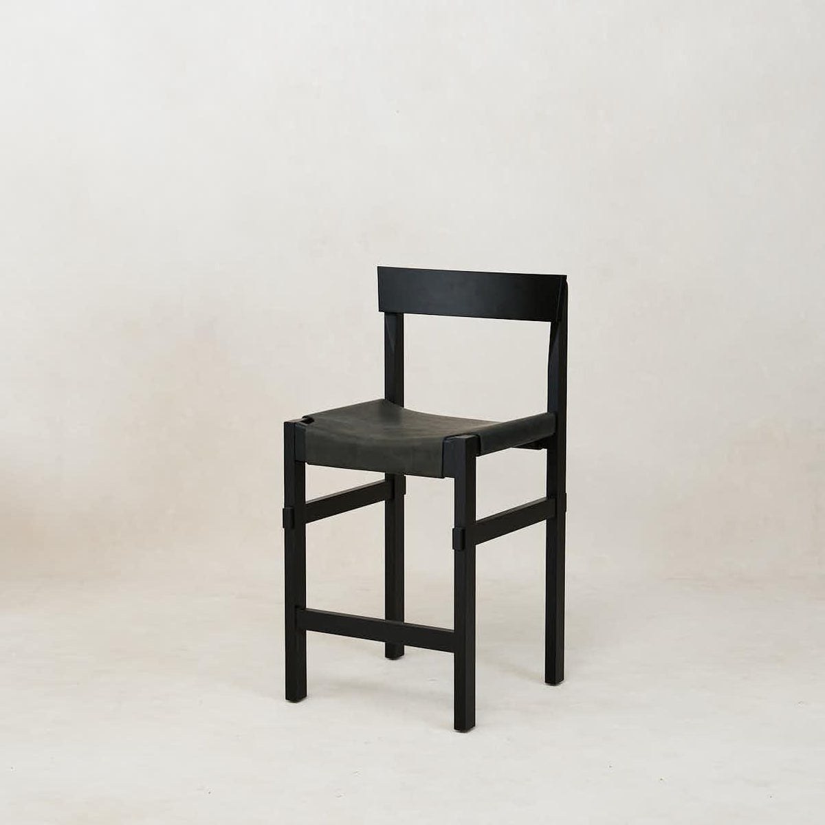Shinto Counter Stool - Black-Kitchen & Dining Room Chairs-House of Leon
