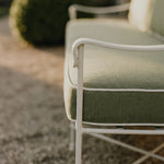 Provence Loveseat - White Frame-Outdoor Sofas-House of Leon