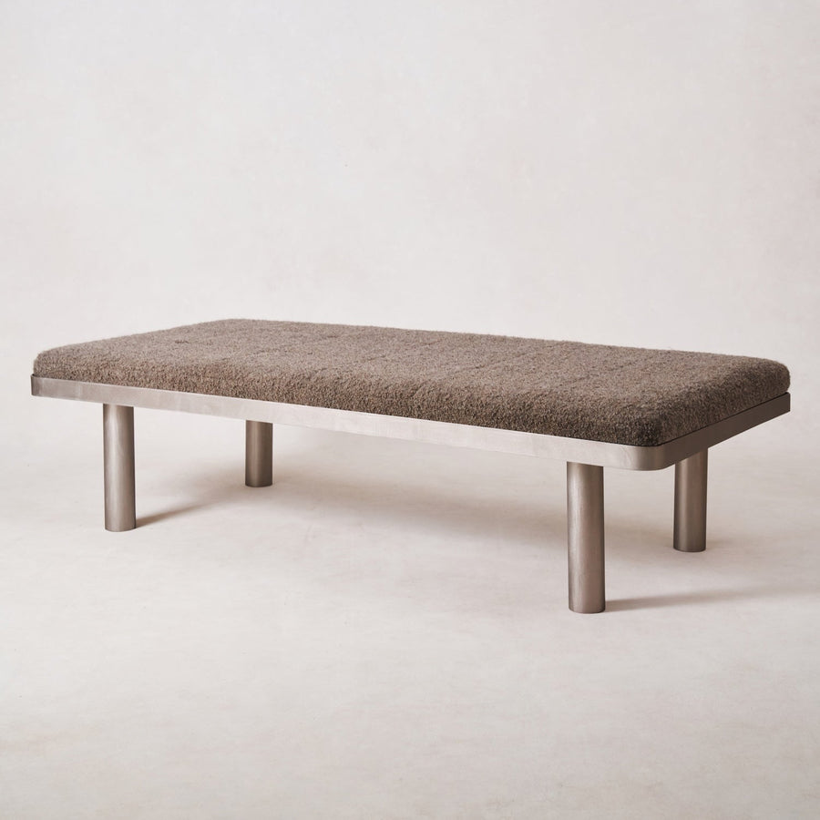 milan-stainless-steel-mocha-boucle-daybed