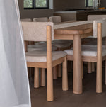 Topa Topa Rectangular Dining Table - Natural-Kitchen & Dining Room Tables-House of Leon