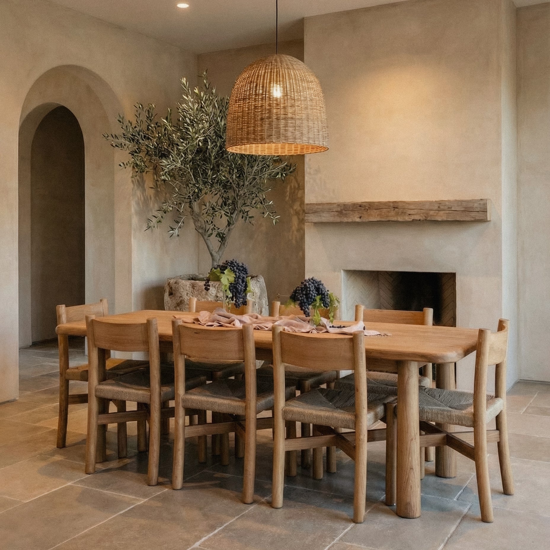 Nonna Dining Chair - Warm Oak