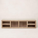Sofita Marble Media Console - White Oak