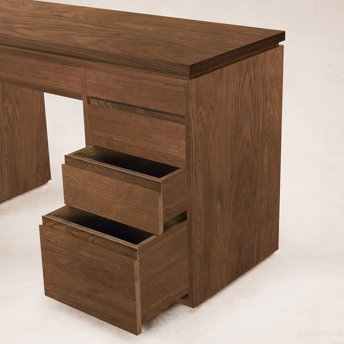 Ojai Vanity Desk-Desks-Wood-House of Leon-Mocha Wood