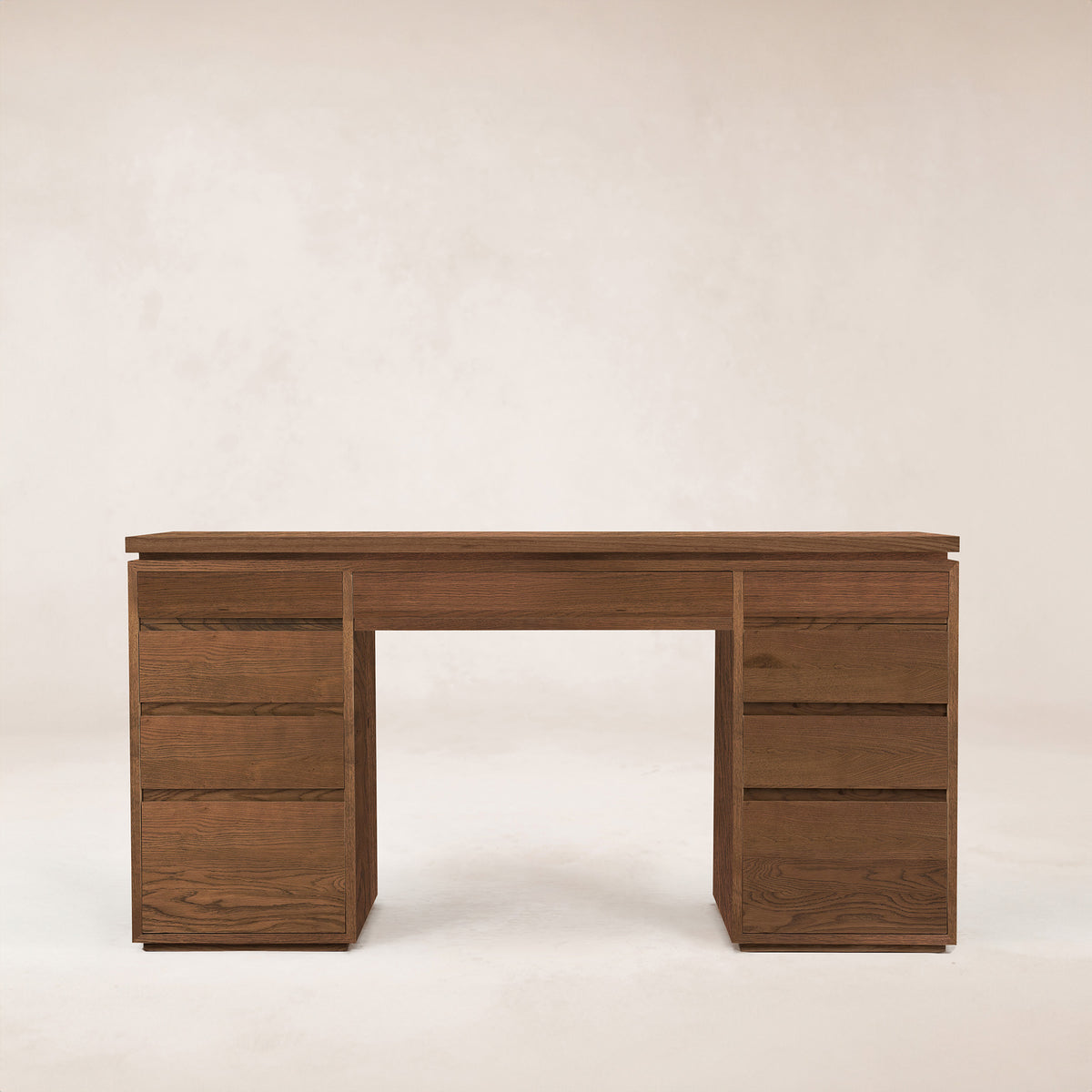 Ojai Vanity Desk-Desks-Wood-House of Leon-Mocha Wood