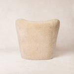 Papa Teddy Chair - Off White Shearling-Arm Chairs, Recliners & Sleeper Chairs-House of Leon