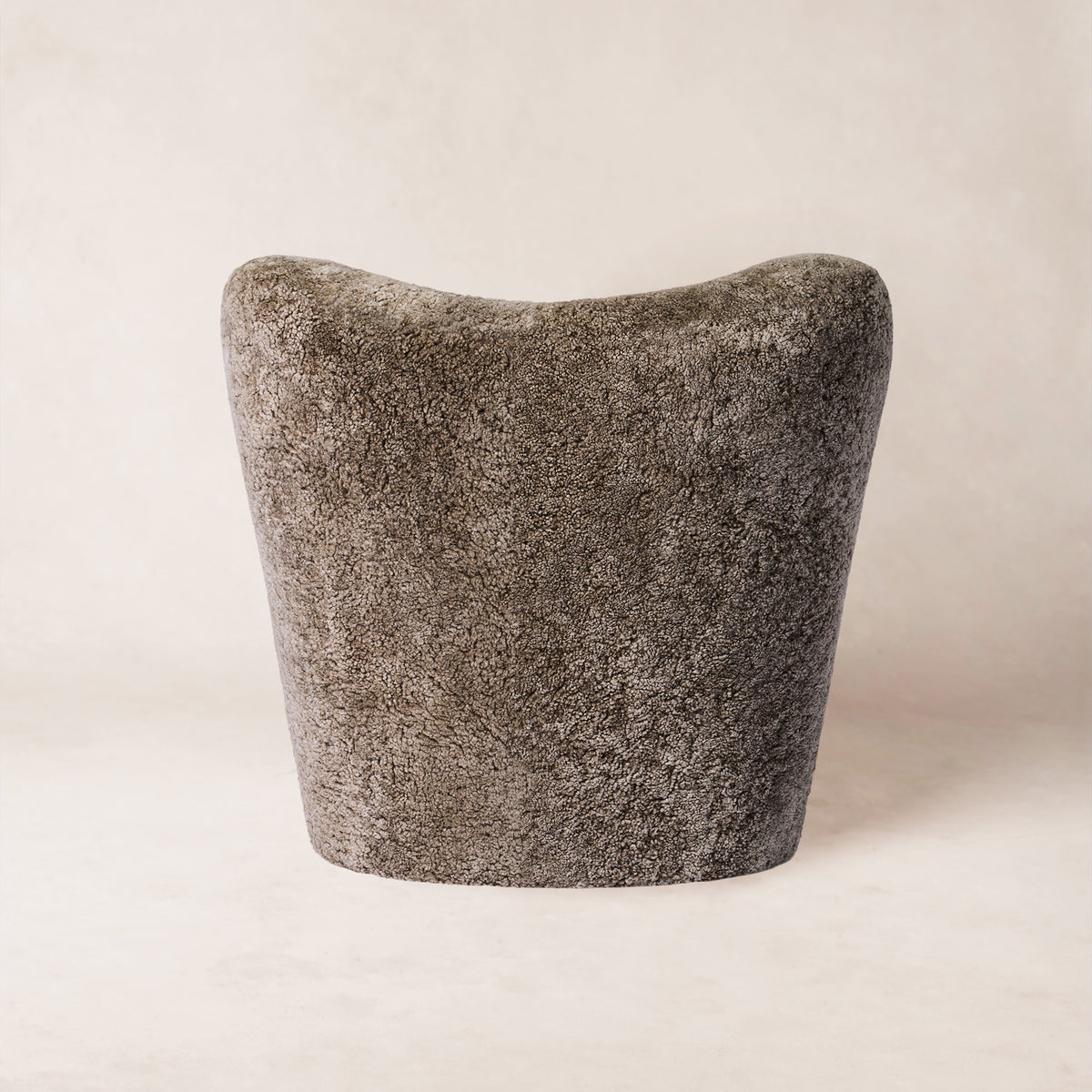 Papa Teddy Swivel Chair - Taupe Shearling-Arm Chairs, Recliners & Sleeper Chairs-House of Leon