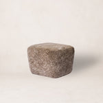Papa Teddy Ottoman - Taupe Shearling-Ottomans-House of Leon