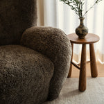 Papa Teddy Chair - Taupe Shearling-Arm Chairs, Recliners & Sleeper Chairs-House of Leon