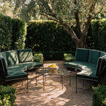 Provence Curved Sofa - Black Frame-House of Leon