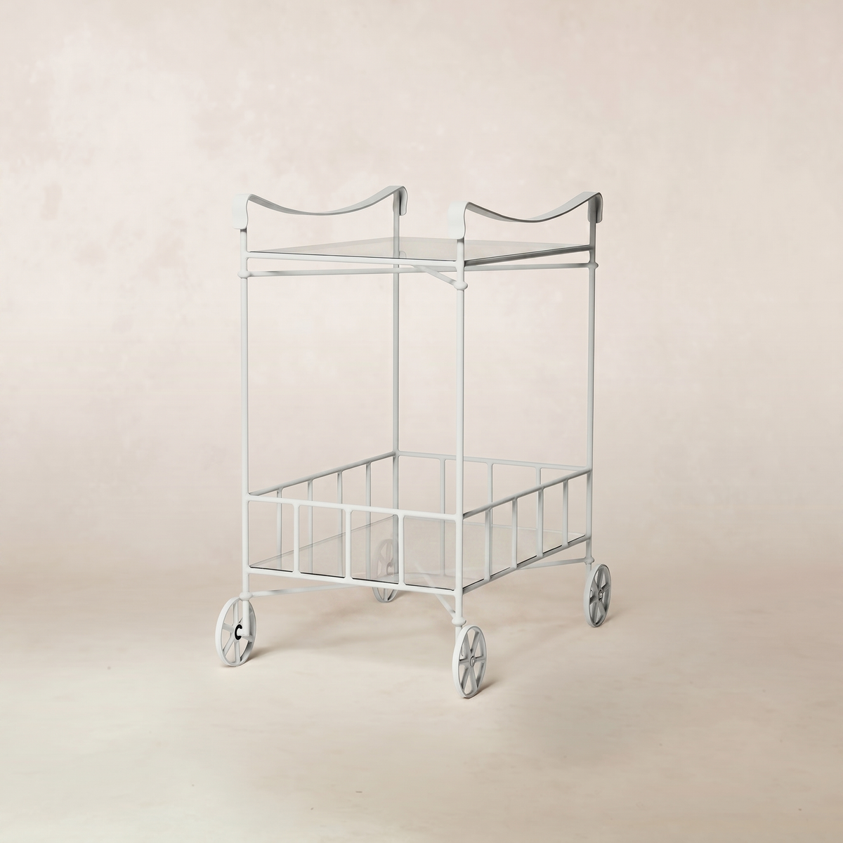Provence Outdoor Bar Cart - White-House of Leon