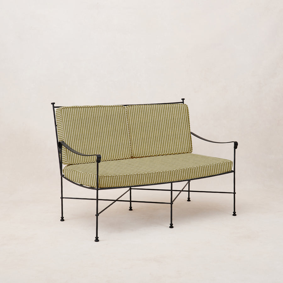 provence-outdoor-love-seat-olive-stripe