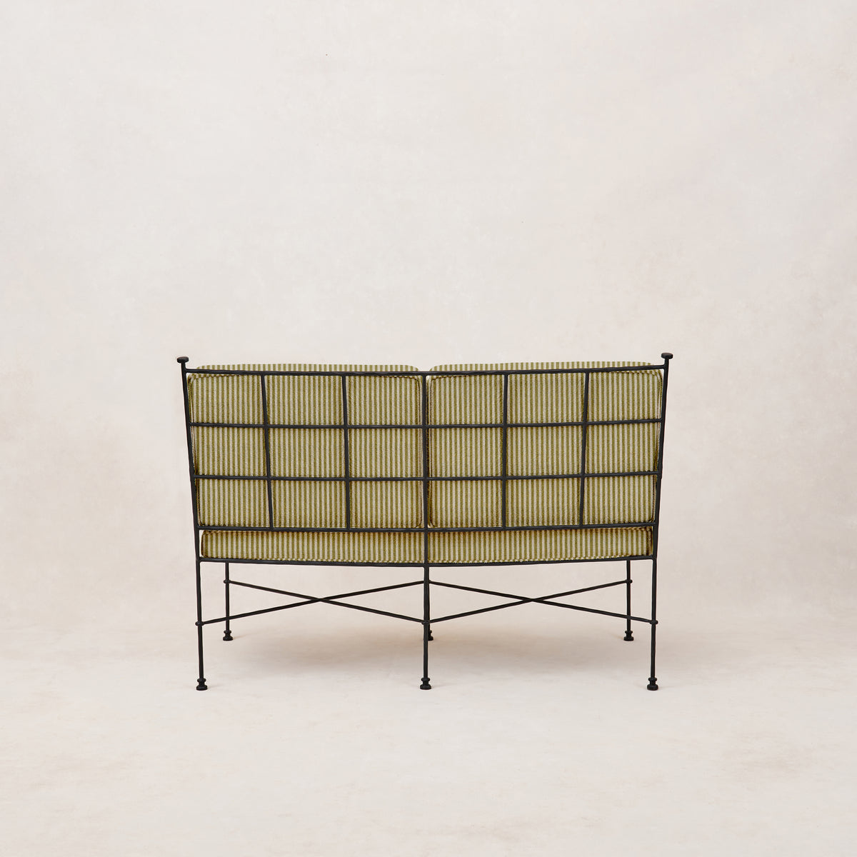 provence-outdoor-love-seat-olive-stripe