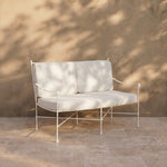 Provence Loveseat - White Frame