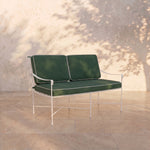 Provence Loveseat - White Frame-Outdoor Sofas-Cast Ivy-House of Leon