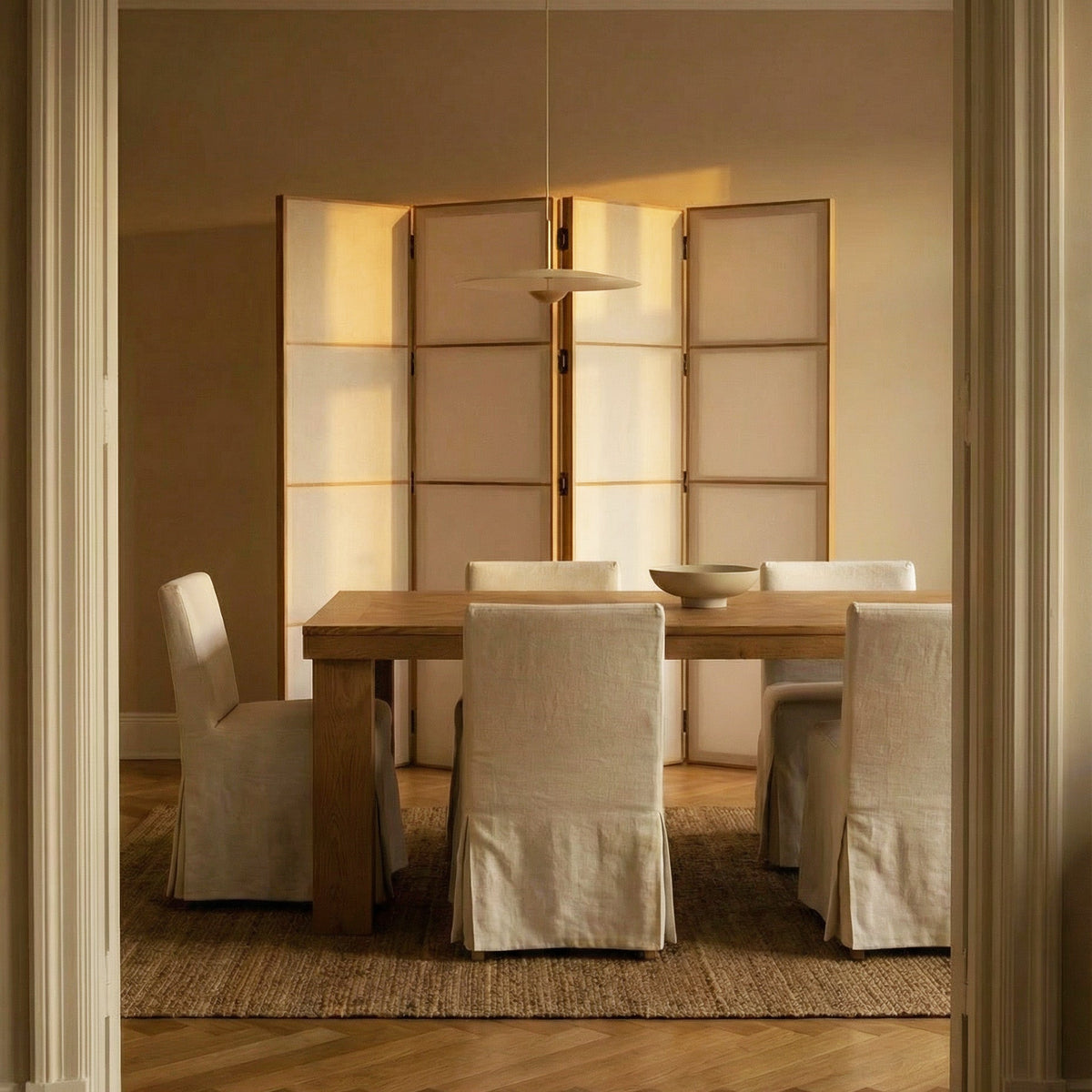 Shoji Screen Folding Room Divider-Room Dividers-House of Leon