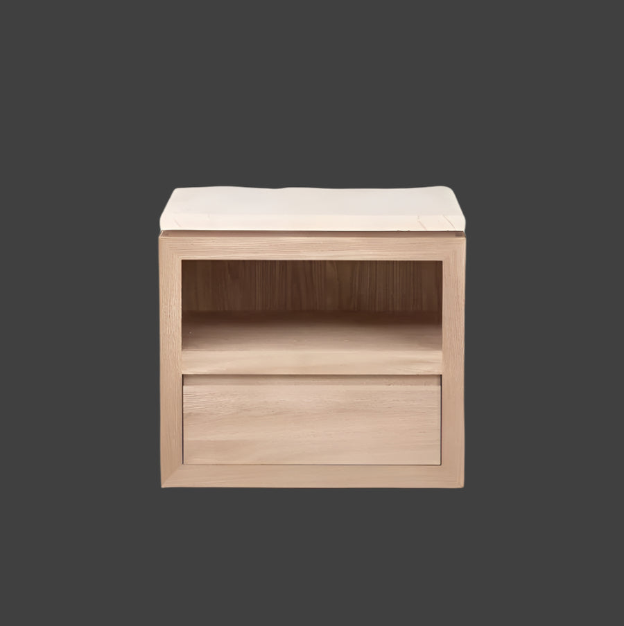 SOFITA MARBLE NIGHTSTAND - DH - MARBLE TOP-Nightstands-House of Leon