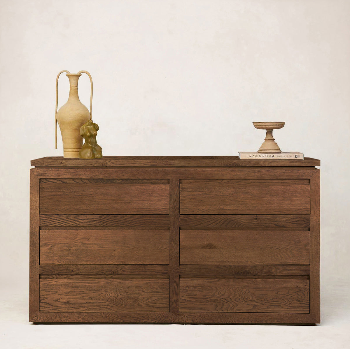 Sofita Wood Dresser - Mocha-Dresser-House of Leon
