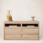 Sofita Wood Dresser - White Oak-Dresser-House of Leon
