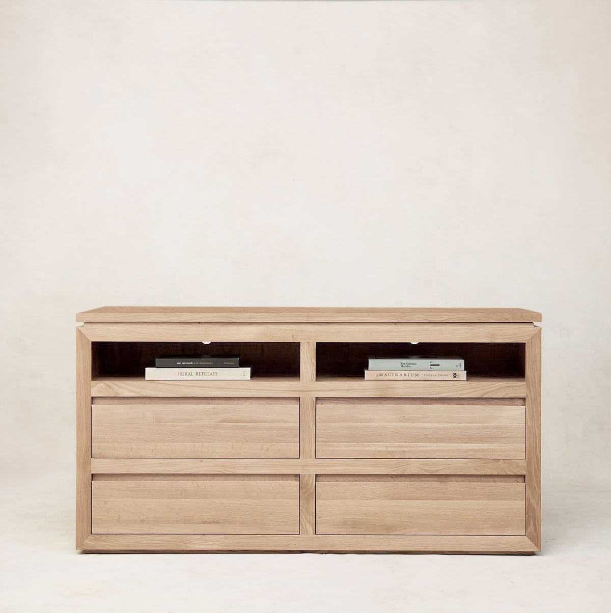 Sofita Wood Dresser - White Oak-Dresser-4 Drawer-House of Leon