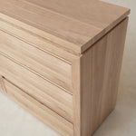 Sofita Wood Dresser - White Oak-Dresser-House of Leon