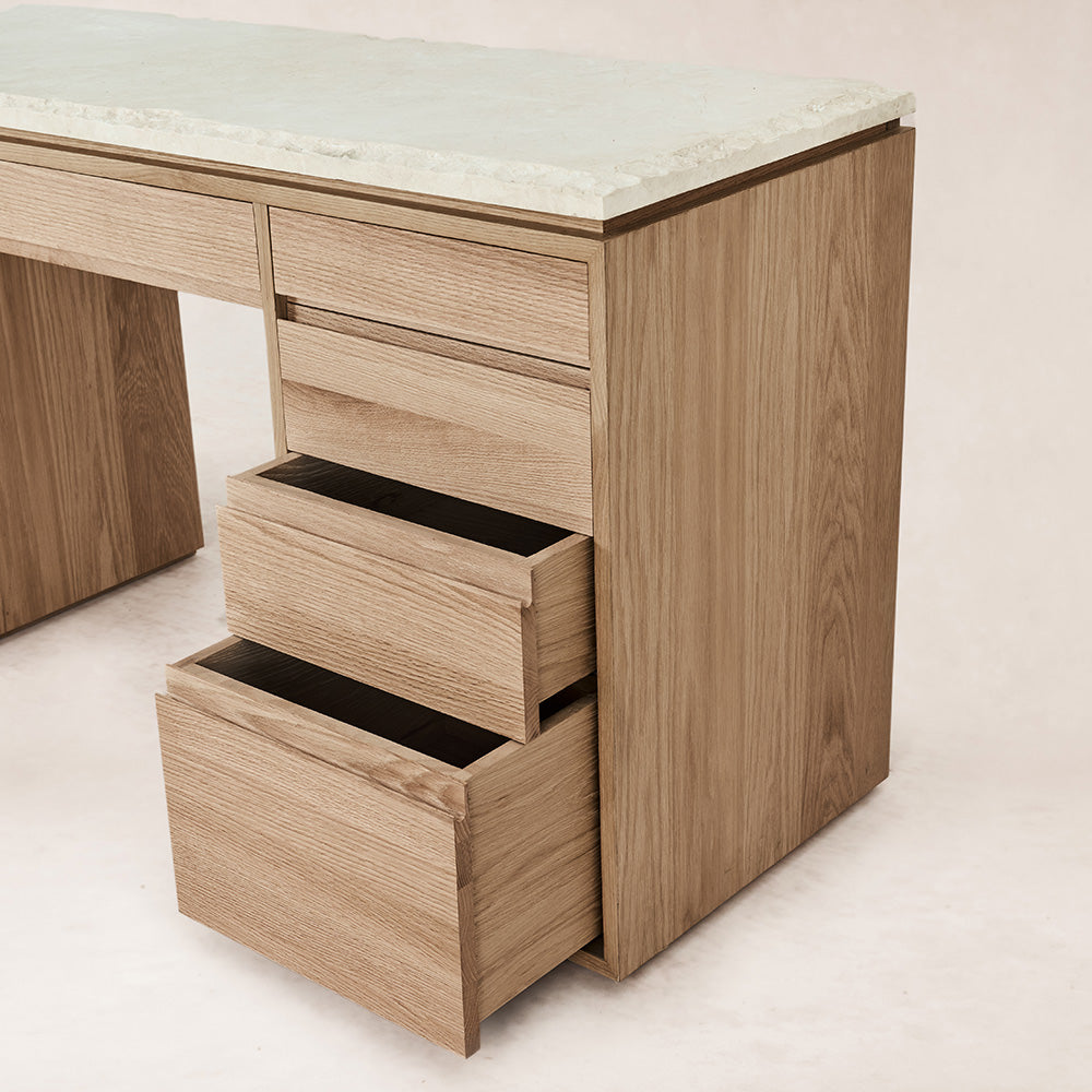Ojai Vanity Desk-Desks-House of Leon