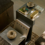 Valley Side Table - Stainless Steel-End Tables-House of Leon