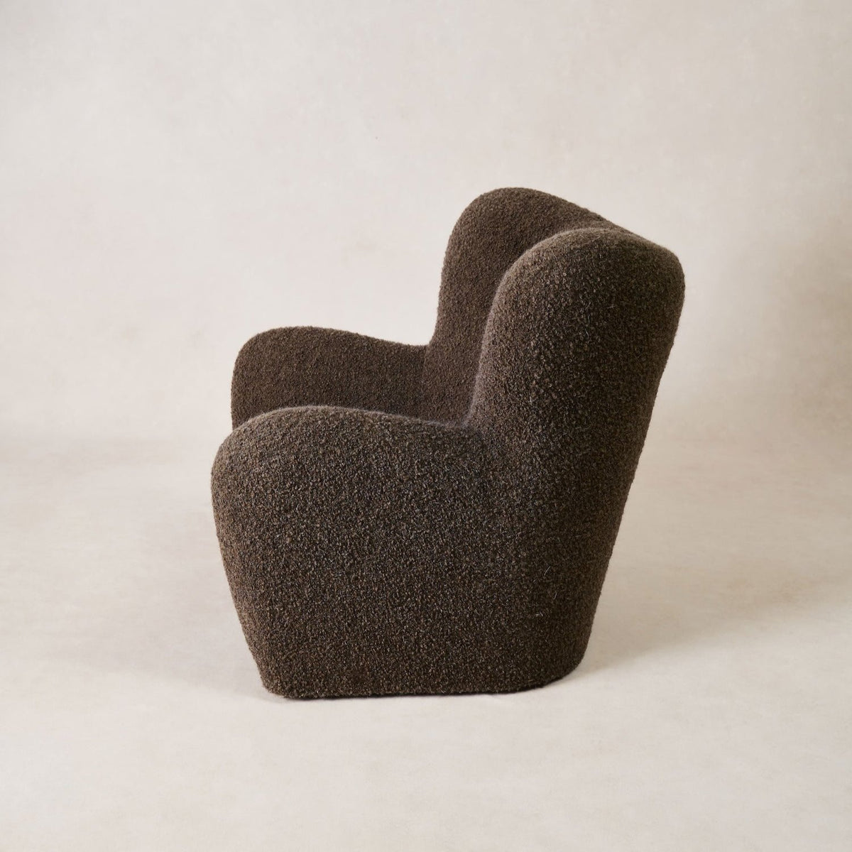 Papa Teddy Chair - Mocha Boucle-Arm Chairs, Recliners & Sleeper Chairs-House of Leon