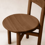 Teddy Wood Dining Chair - Mocha-Kitchen & Dining Room Chairs-House of Leon
