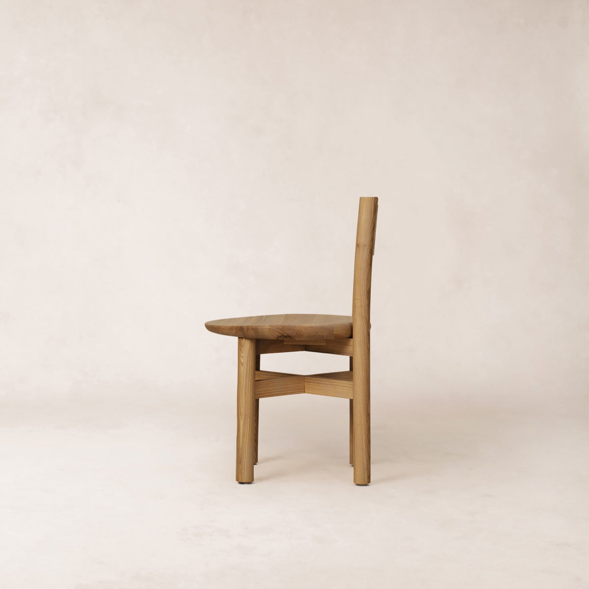 Teddy Wood Dining Chair - Warm Oak-Kitchen & Dining Room Chairs-House of Leon
