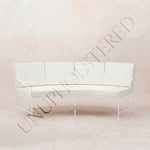 Provence Curved Sofa - White Frame-Unupholstered-House of Leon