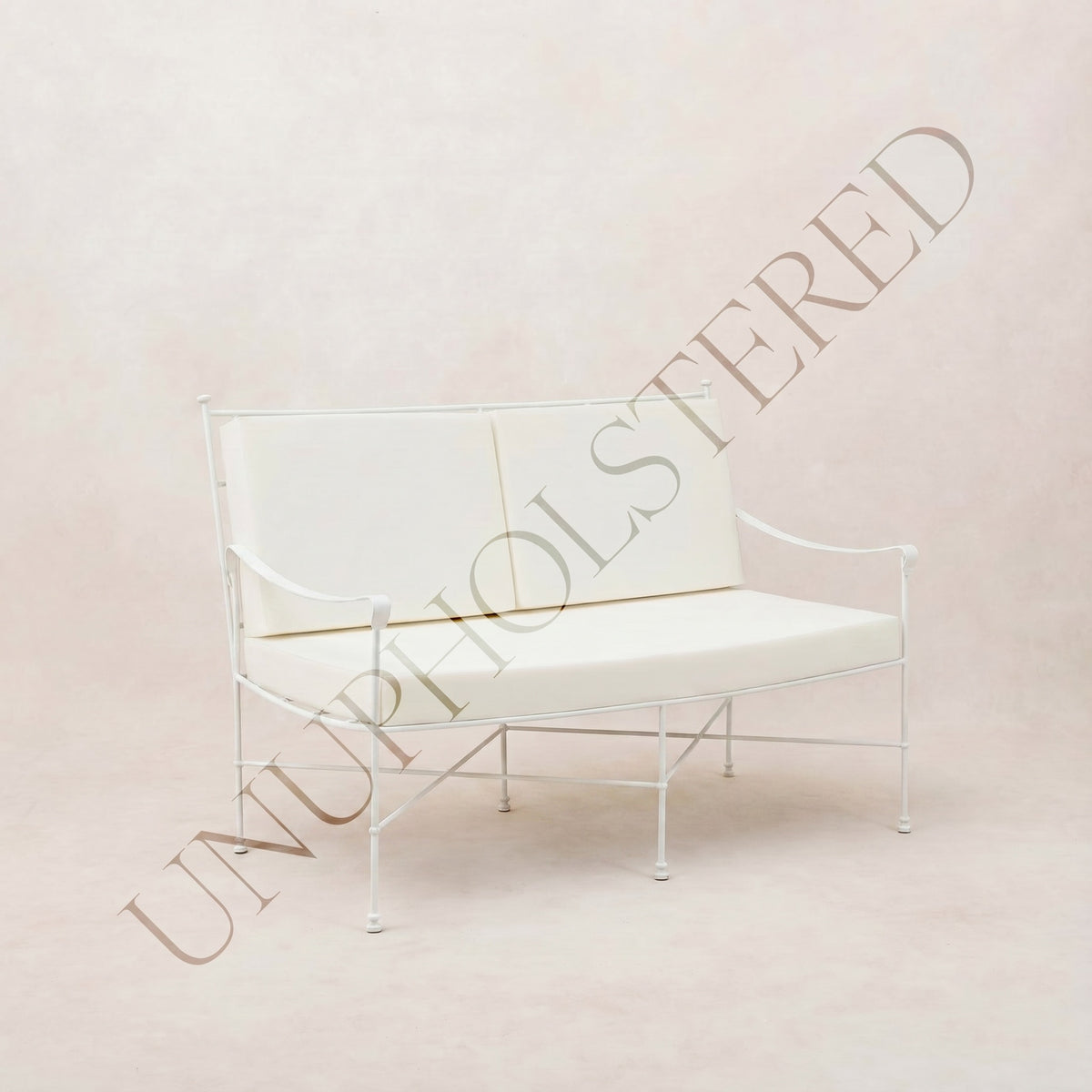Provence Loveseat - White Frame-Outdoor Sofas-Unupholstered-House of Leon