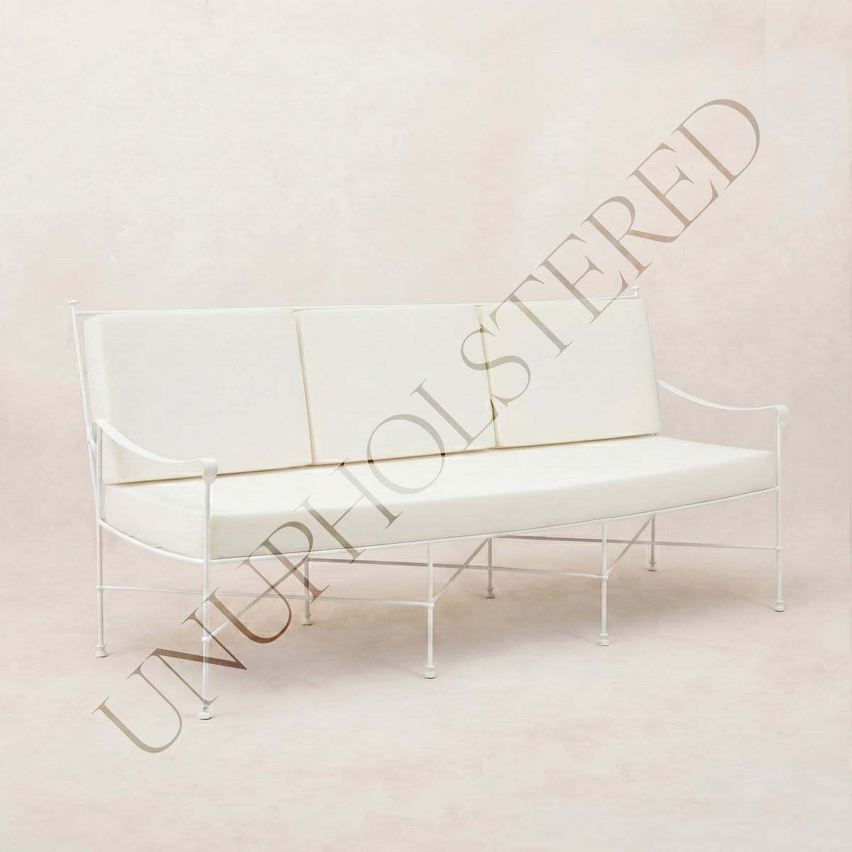 Provence 3 Seater Sofa - White Frame-Outdoor Sofas-Unupholstered-House of Leon