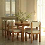 Charlie Dining Chair - White Oak-Kitchen & Dining Room Chairs-House of Leon